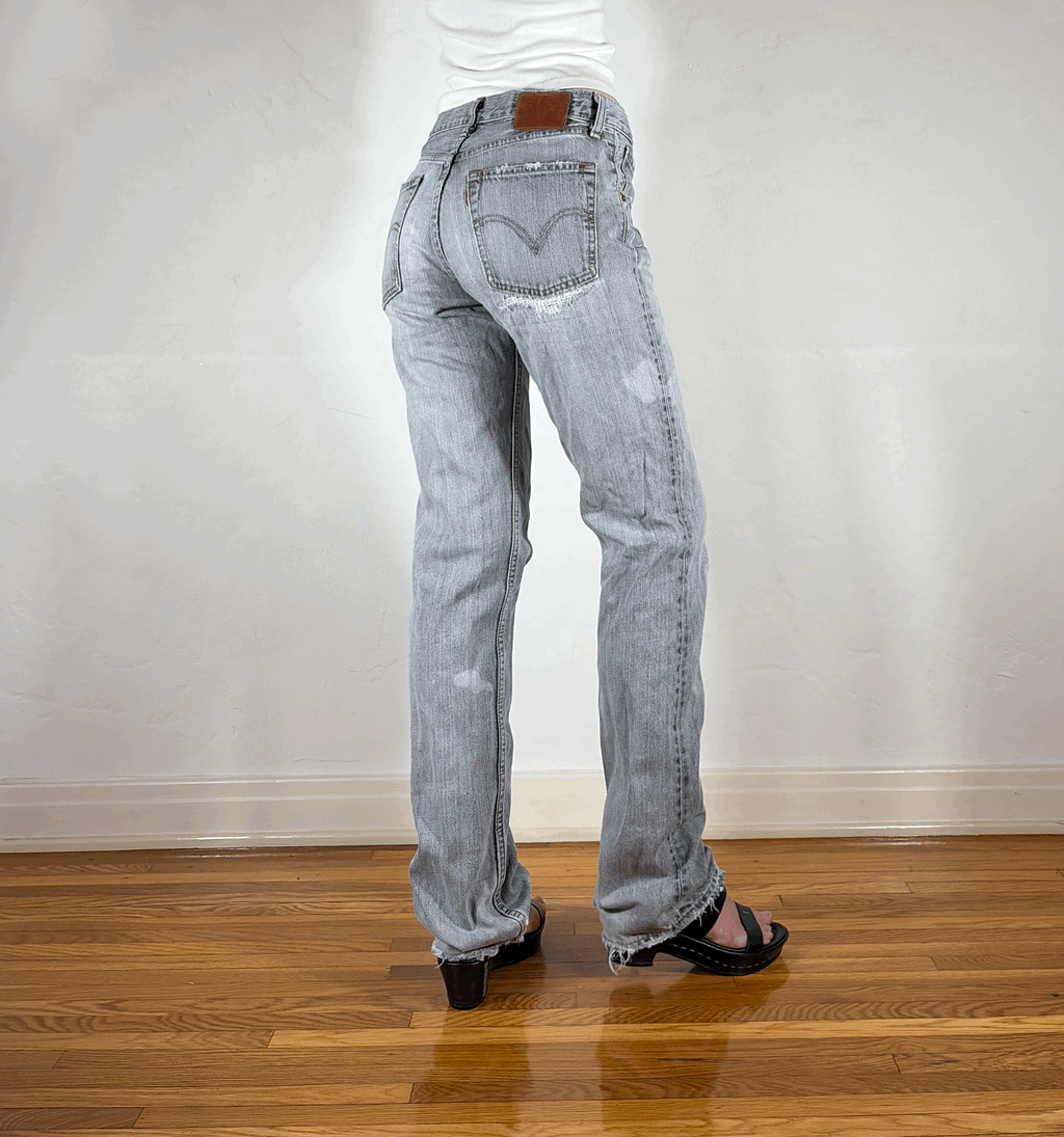 Levi Classic Vintage Gray Jeans, S