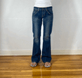 Edwin Blue Flare Jeans, S/M