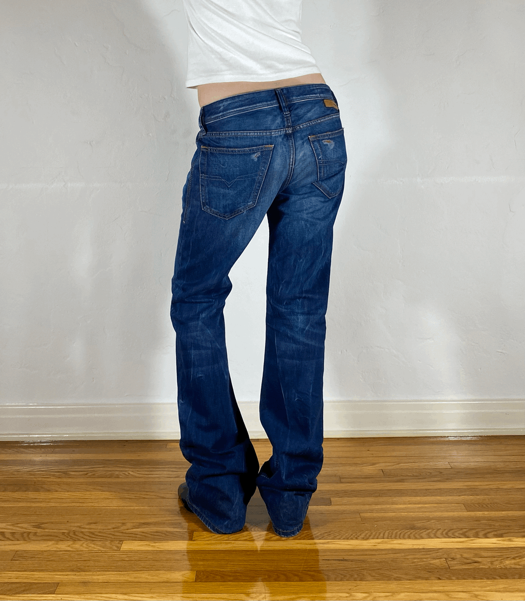 Diesel Distressed Ombre Jeans, M