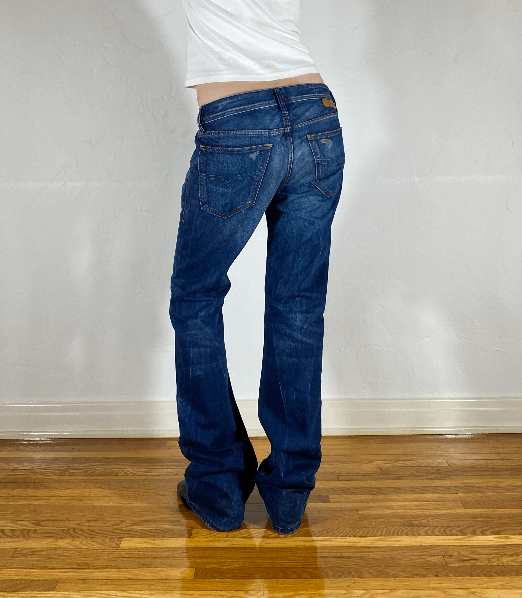 Diesel Distressed Ombre Jeans, M