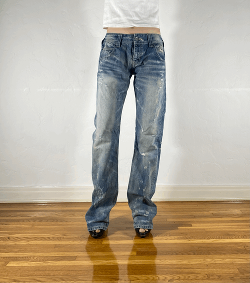 Cook Light Blue Distressed Jeans, M
