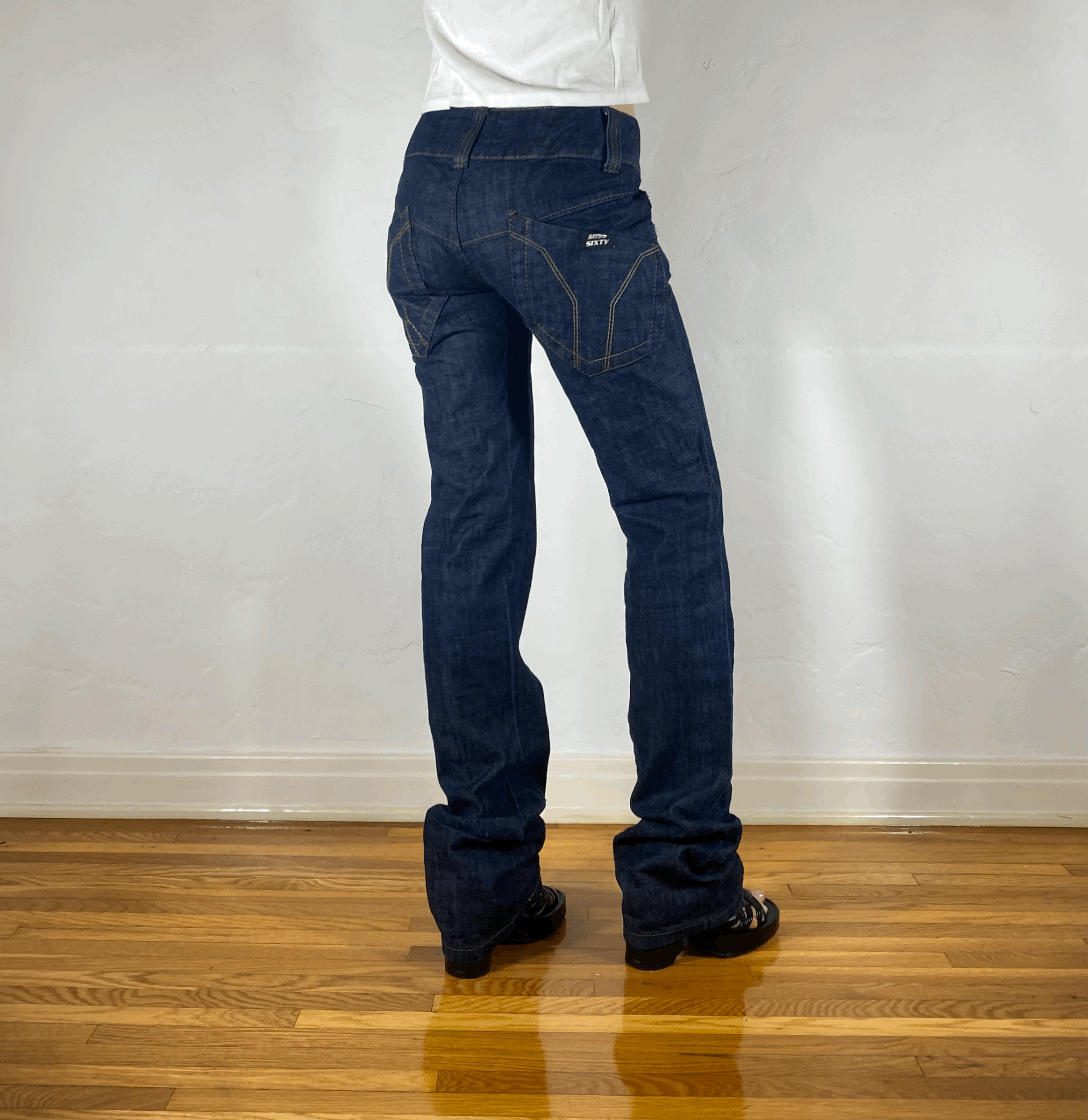 Miss Sixty Leggy Low Rise Jeans, XS