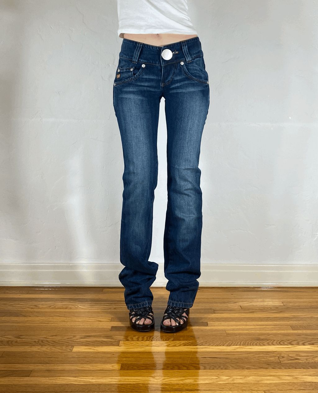 Miss Sixty Leggy Low Rise Jeans, XS