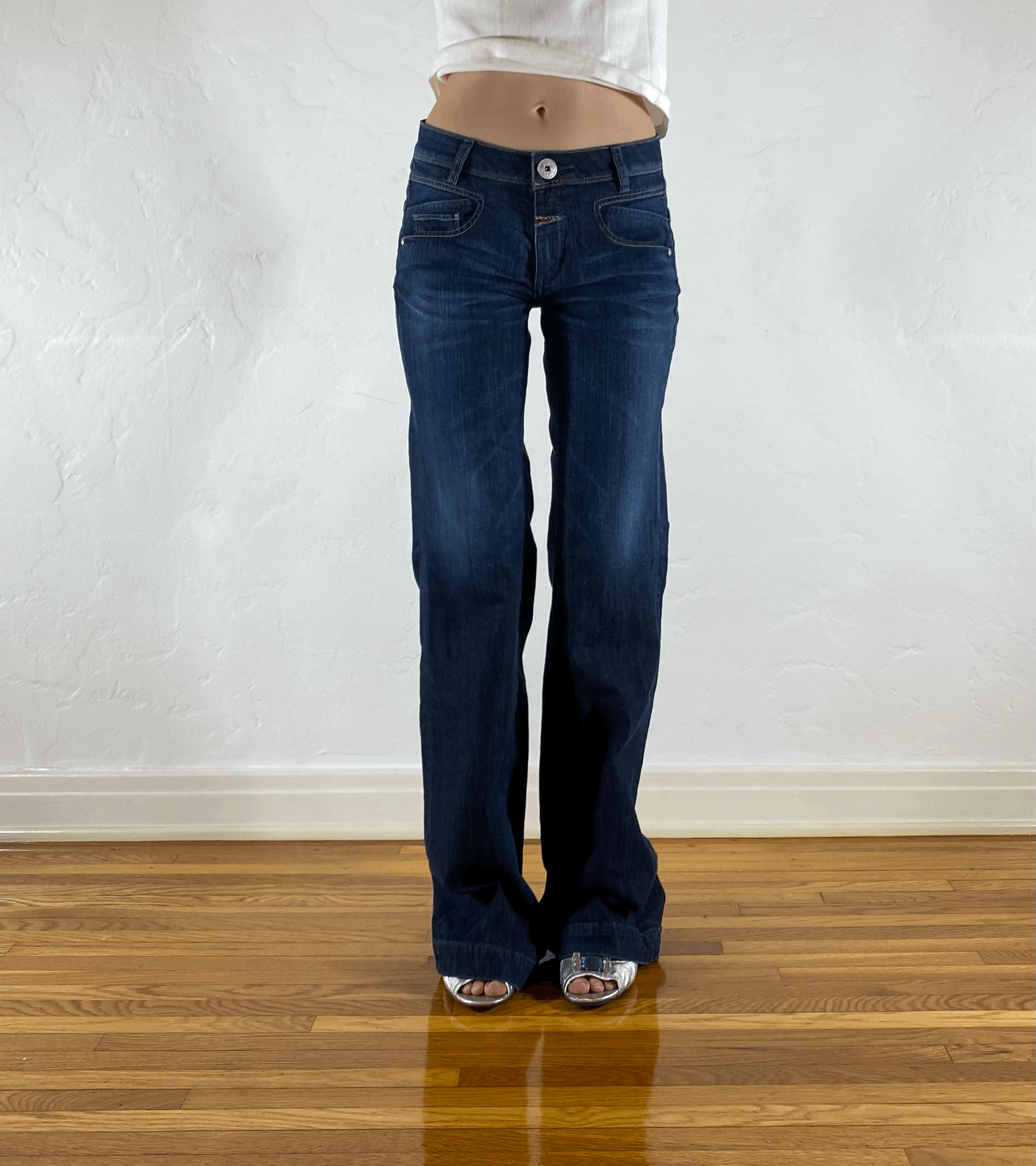 Marithe + Francois Gibraud Boot Cut Jeans, S