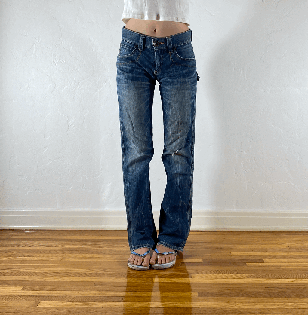 Edwin Orange Stitch Jeans, S