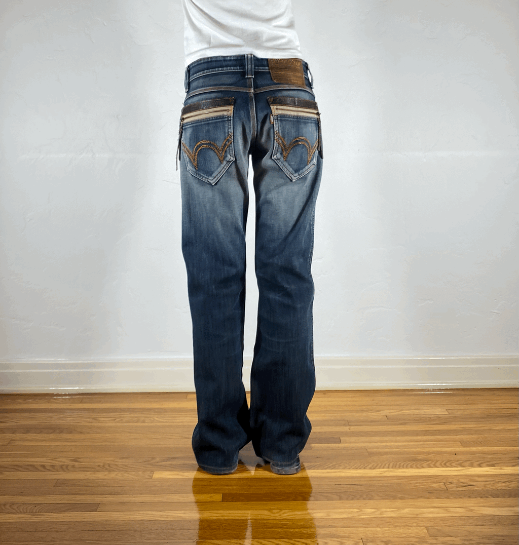 Edwin Aqua Blue Jeans, S/M