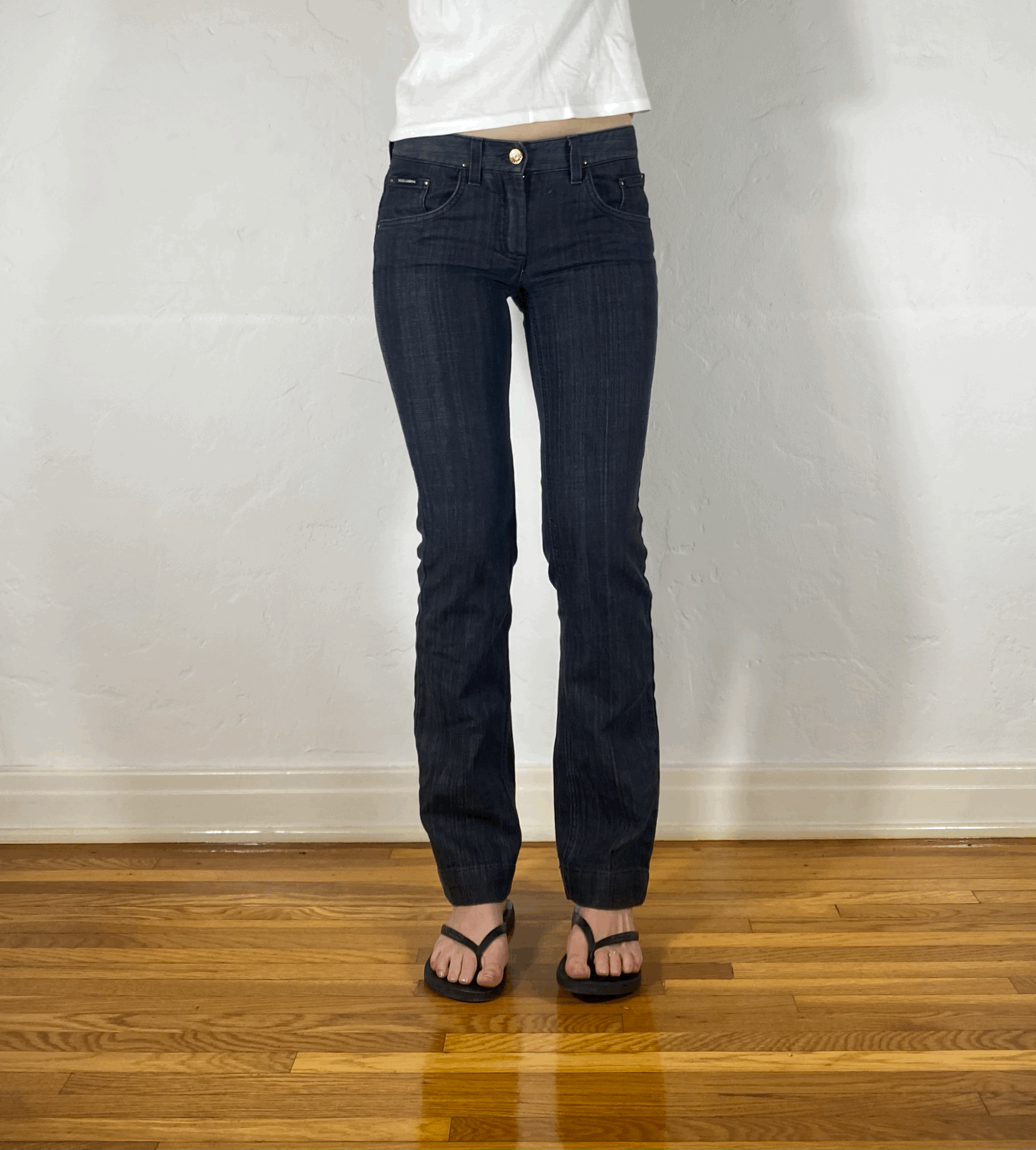 Dolce & Gabbana Dark Gray Jeans, XS