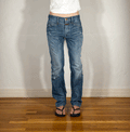 Marithe + Francois Girbaud Distressed Jeans, M
