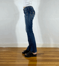 Edwin Off Stitch Medium Wash Jeans, S