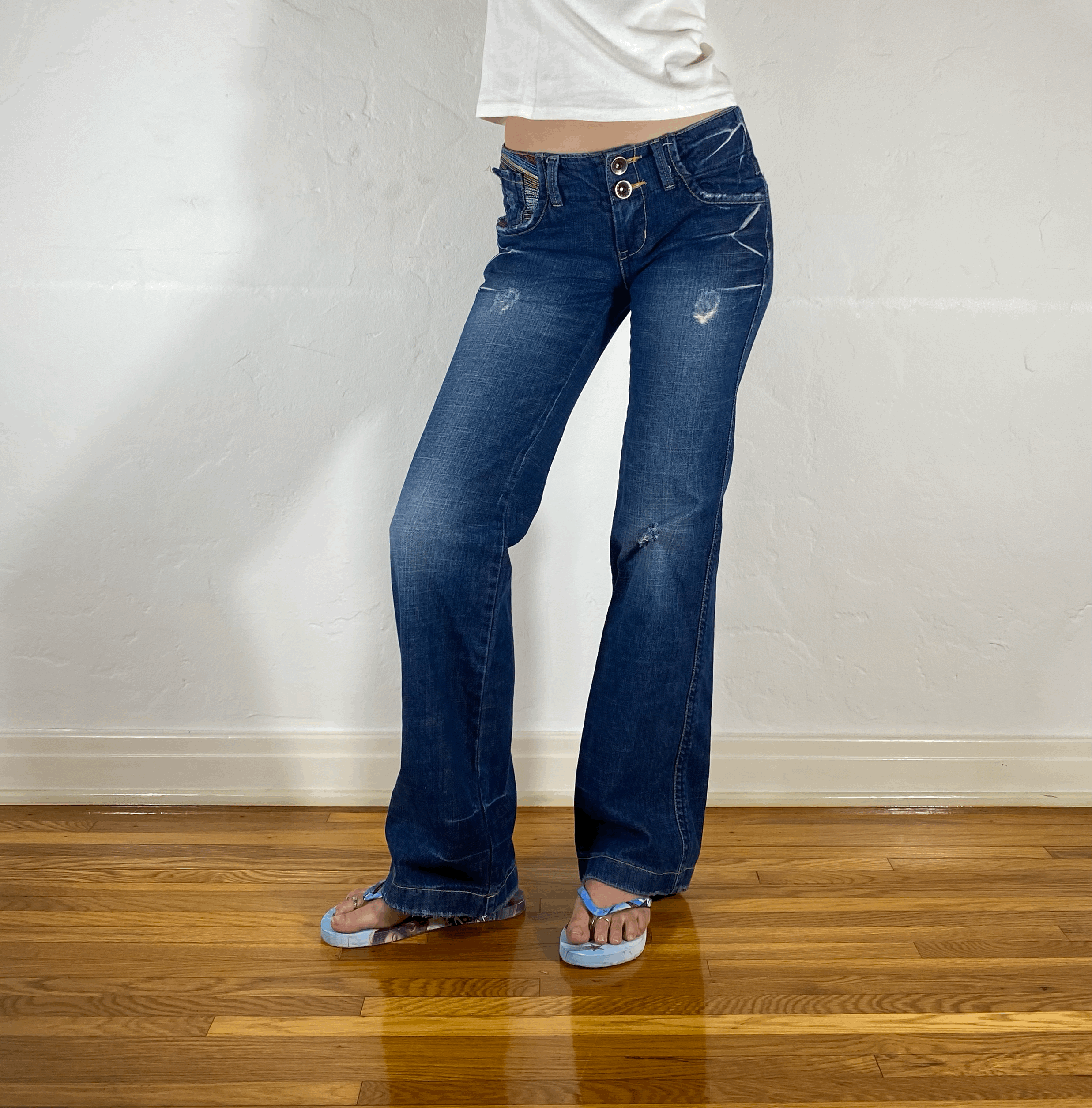 Studio RP Rainbow Stitch Jeans, S