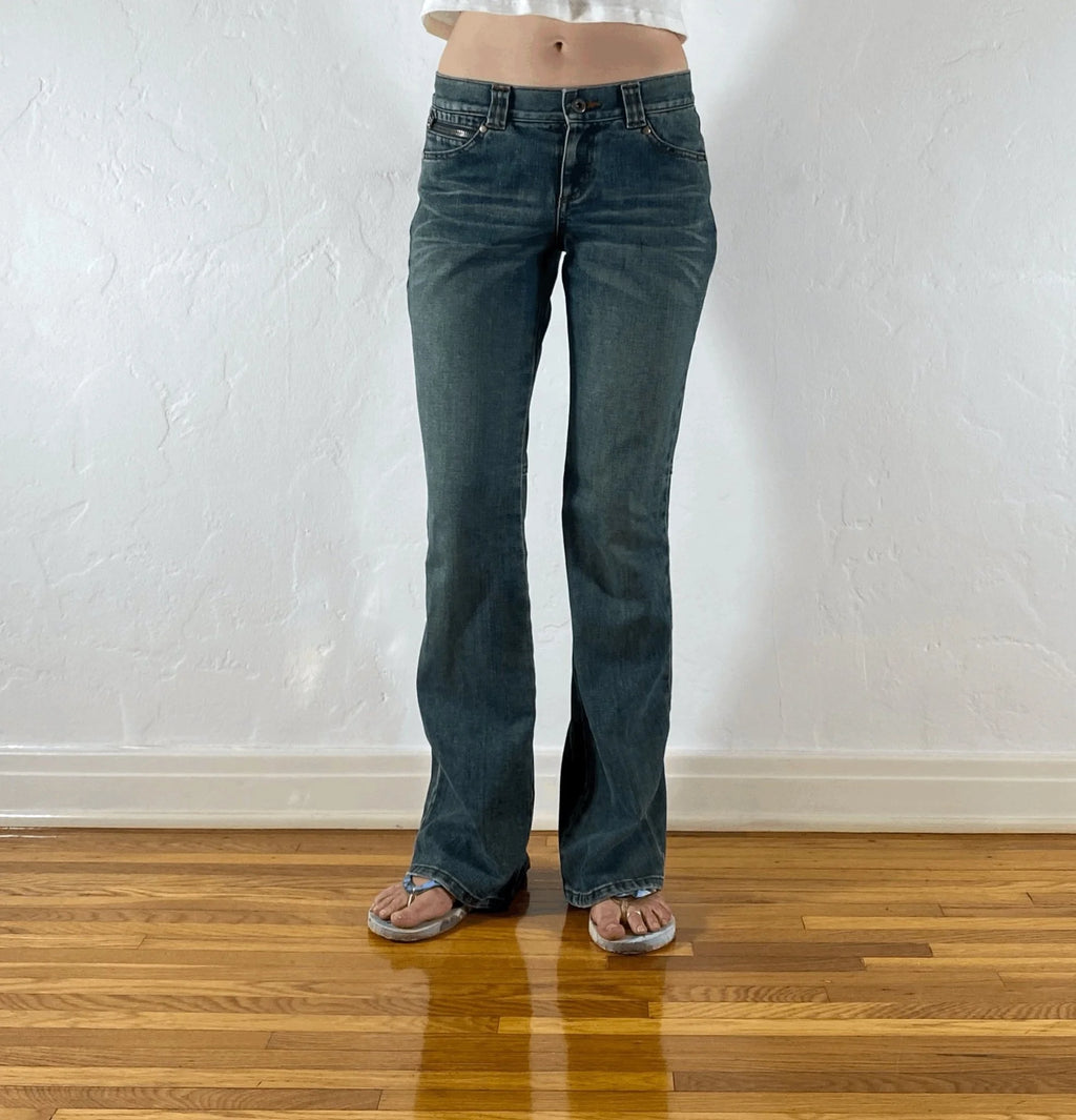 Kumikyoku Greenish Blue Jeans, S
