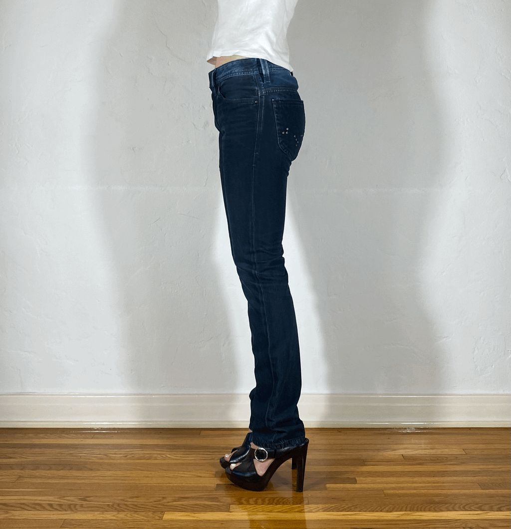 Diesel Black Ombre Skinny Rocker Jeans, S