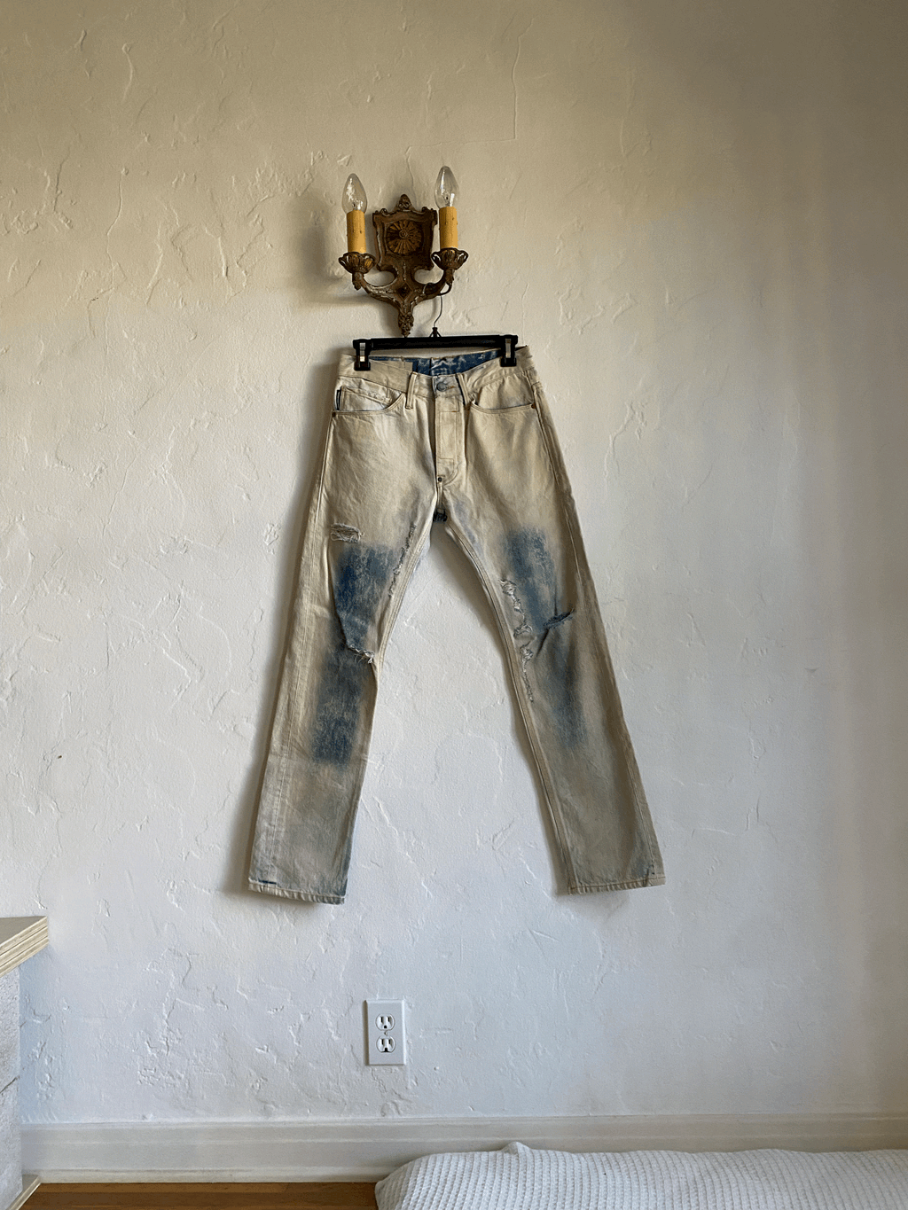 Diesel White and Blue Jeans, S