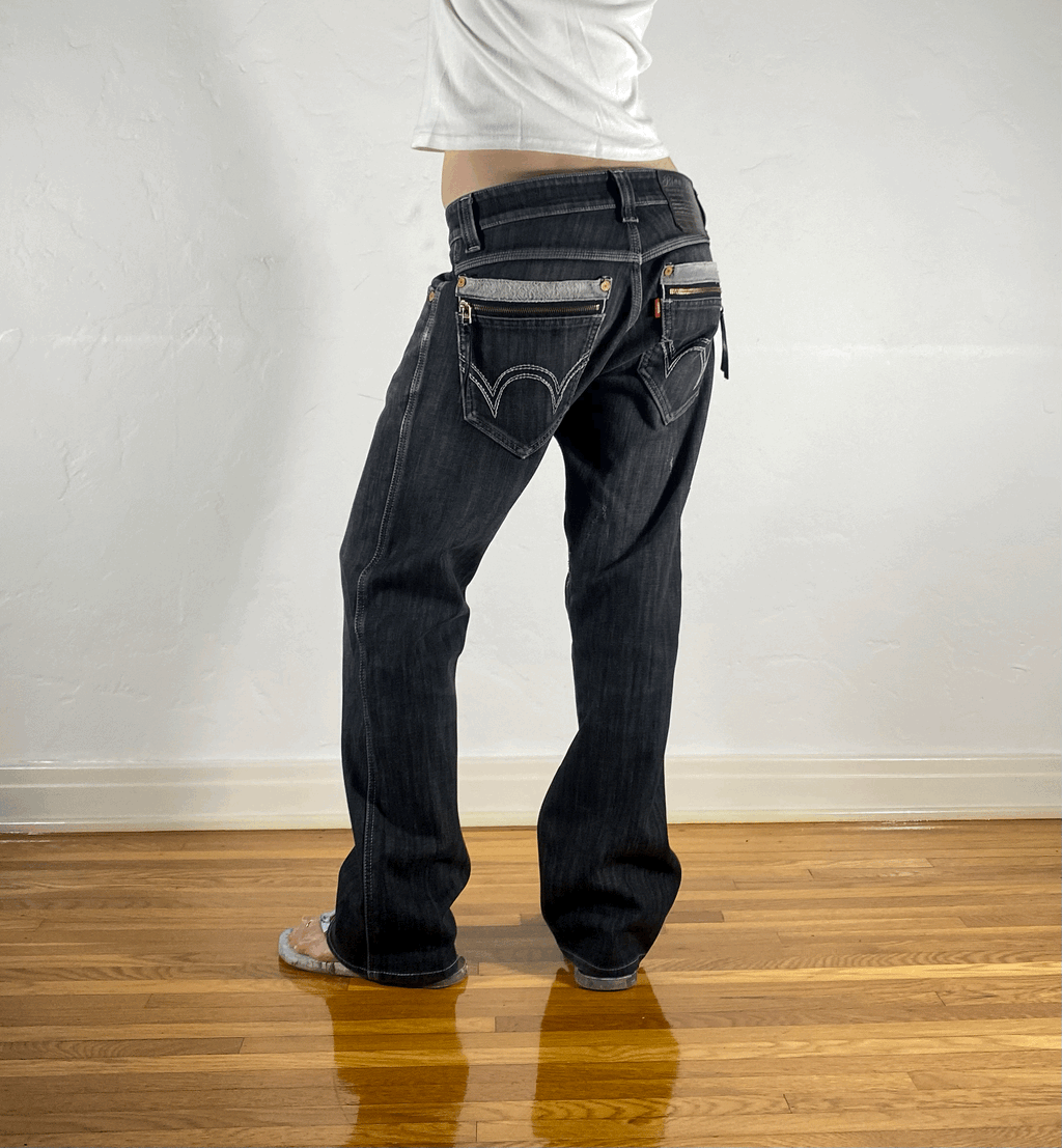 Edwin Dark Gray Jeans, M/L