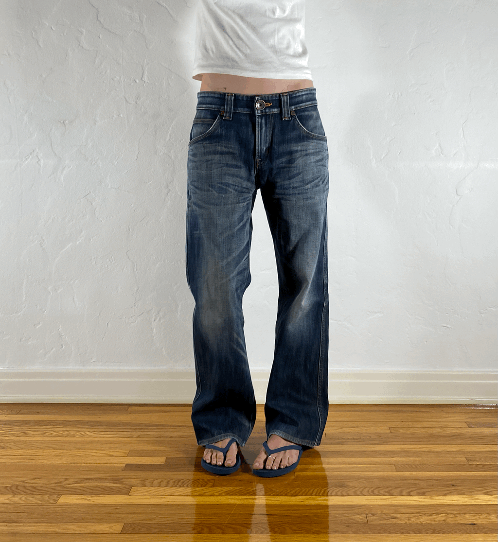 Edwin Indigo Blue Tiger Jeans, L