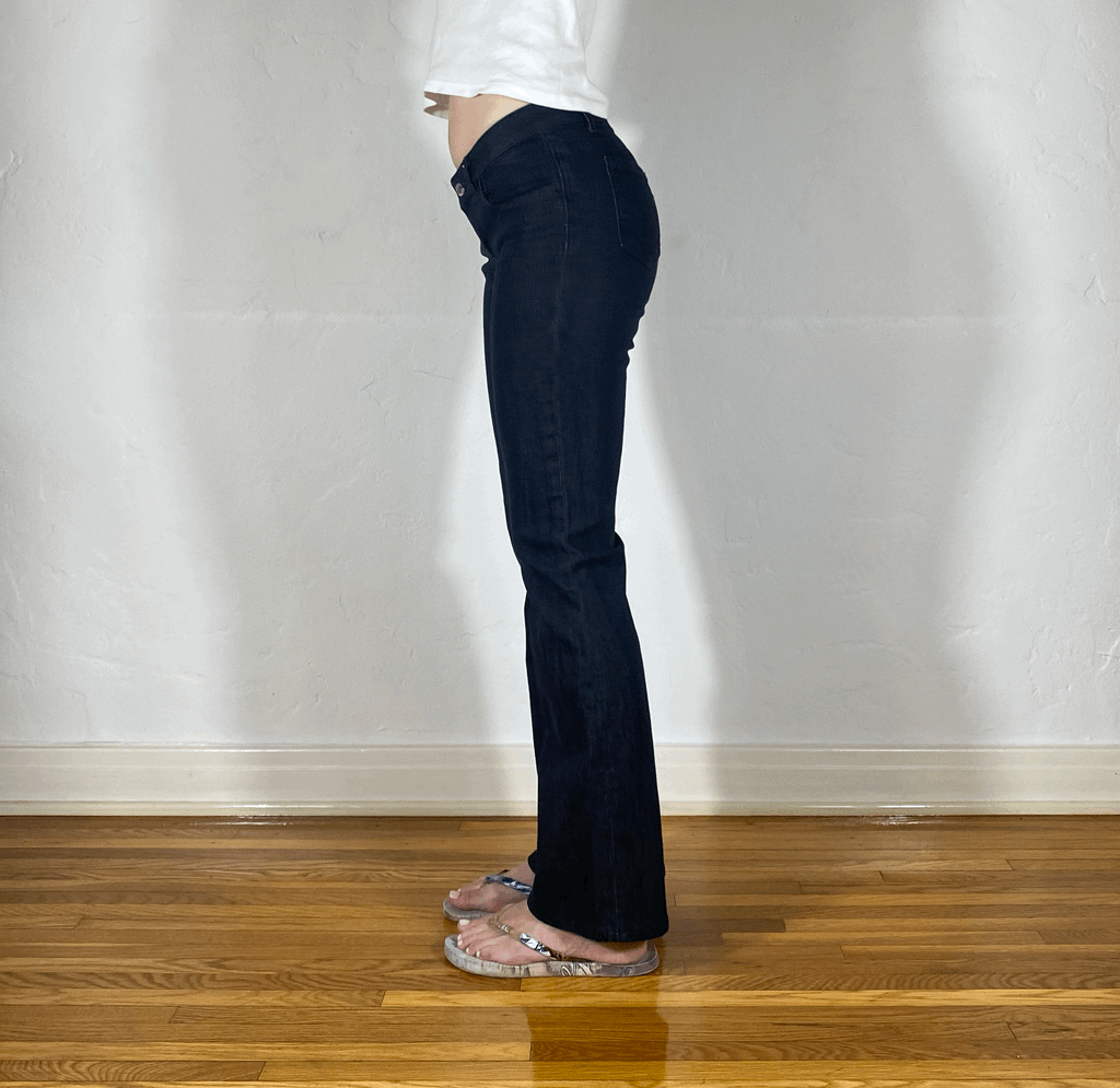 Miss Sixty Black Kick Flare Jeans, XS