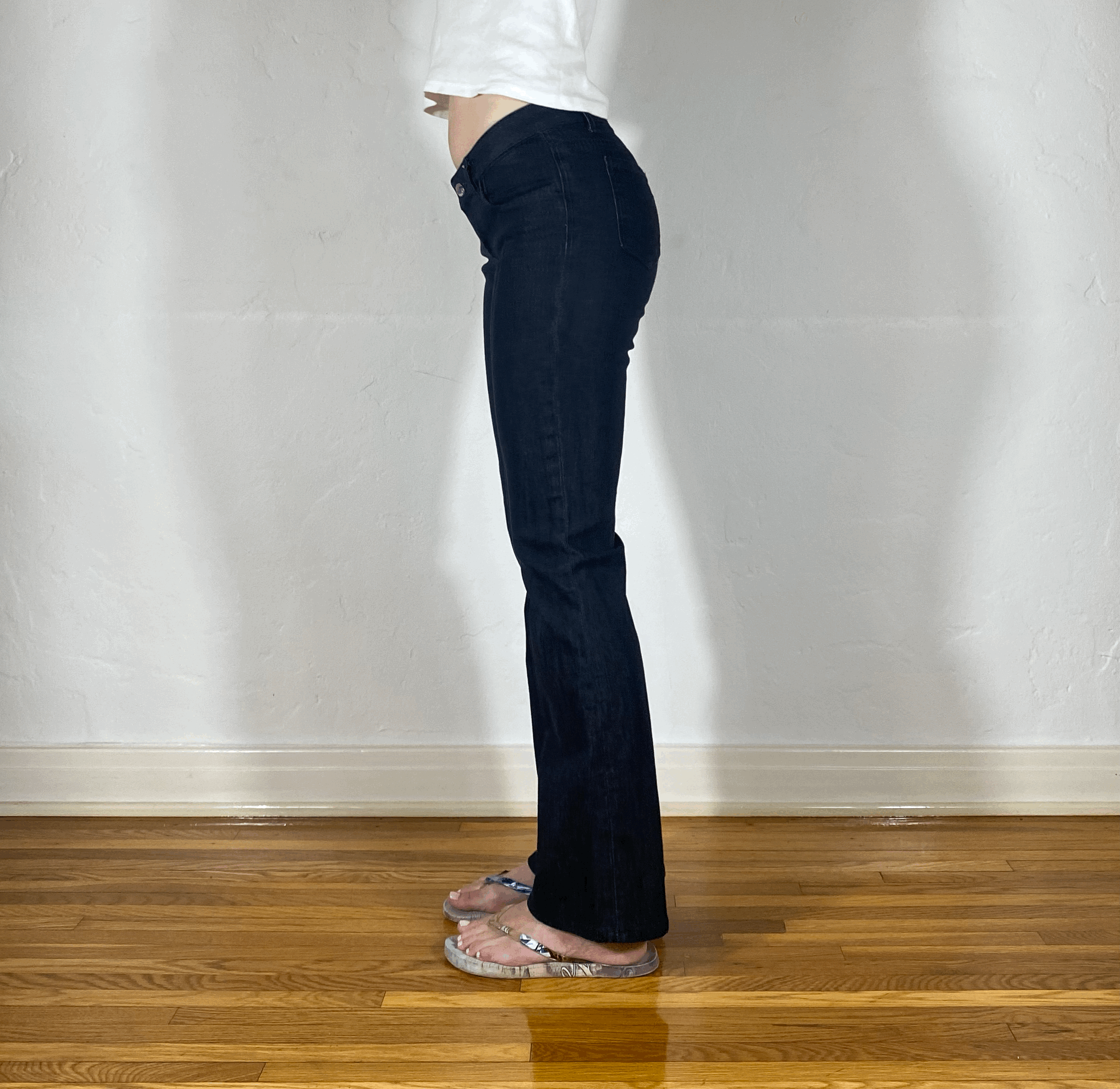 Miss Sixty Black Kick Flare Jeans, XS