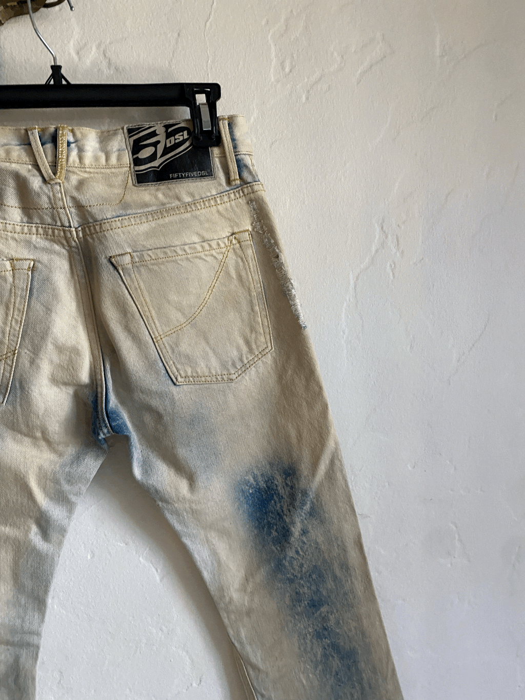 Diesel White and Blue Jeans, S