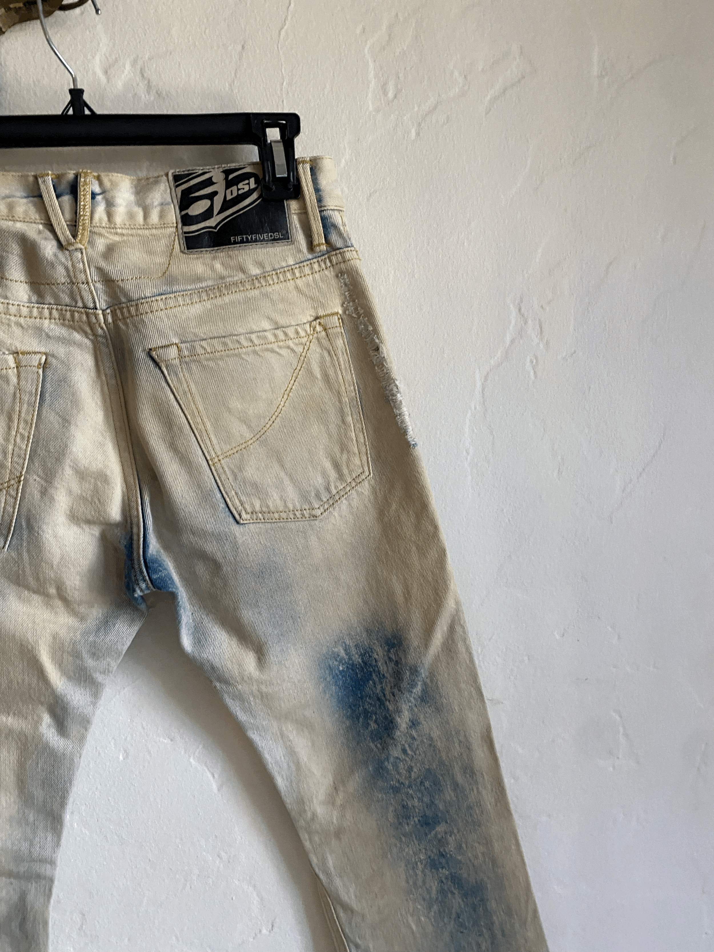Diesel White and Blue Jeans, S
