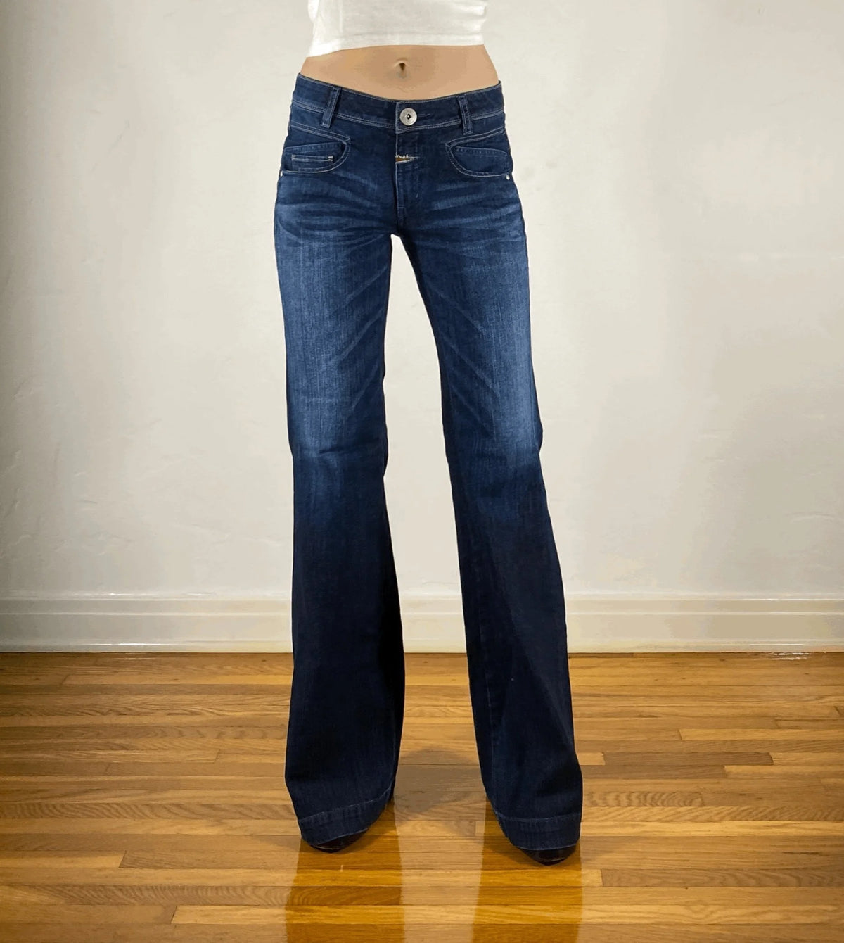 Marithe + Francois Gibraud Boot Cut Jeans, XS/S