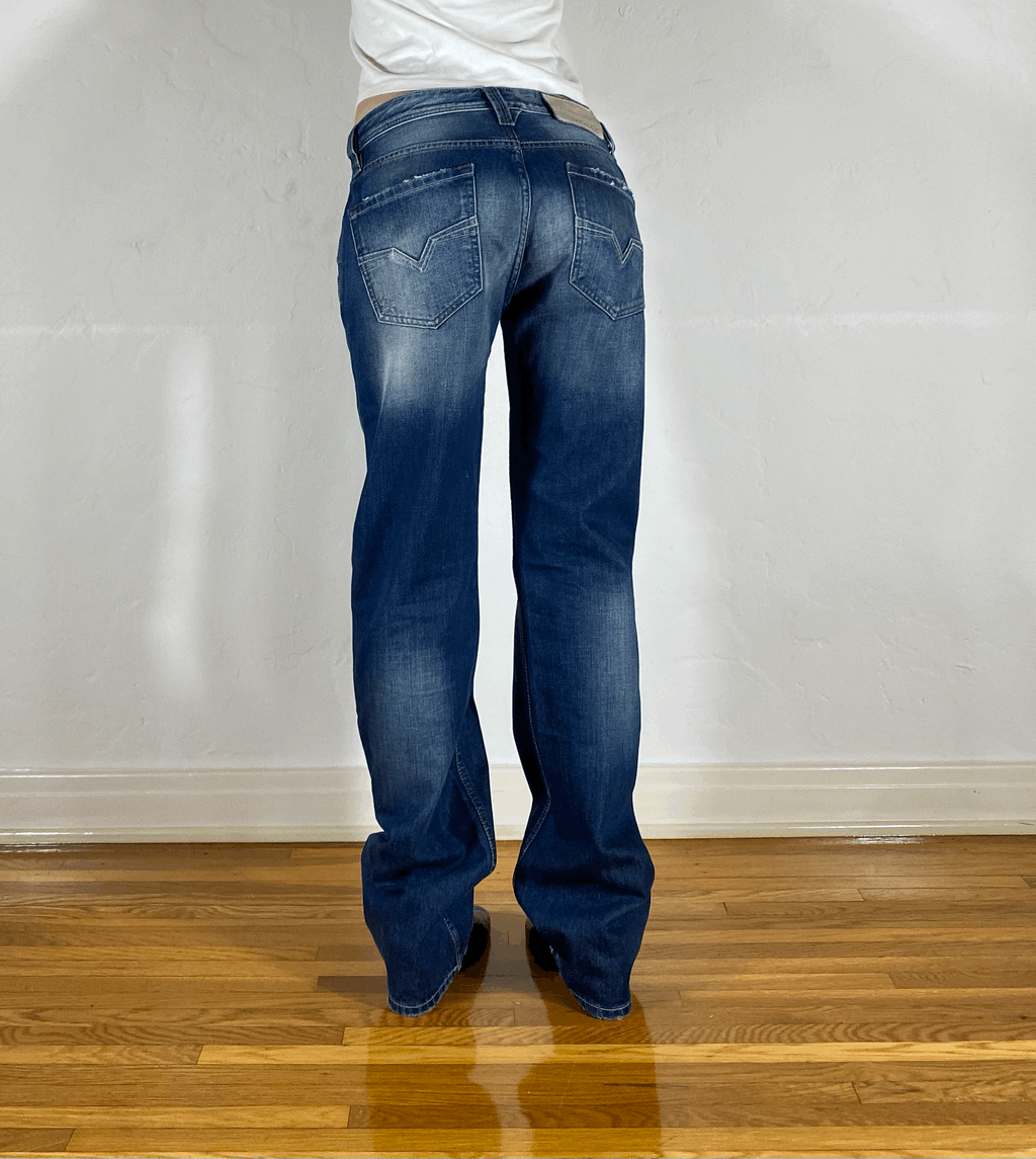 Diesel Relaxed Ombre Jeans, M