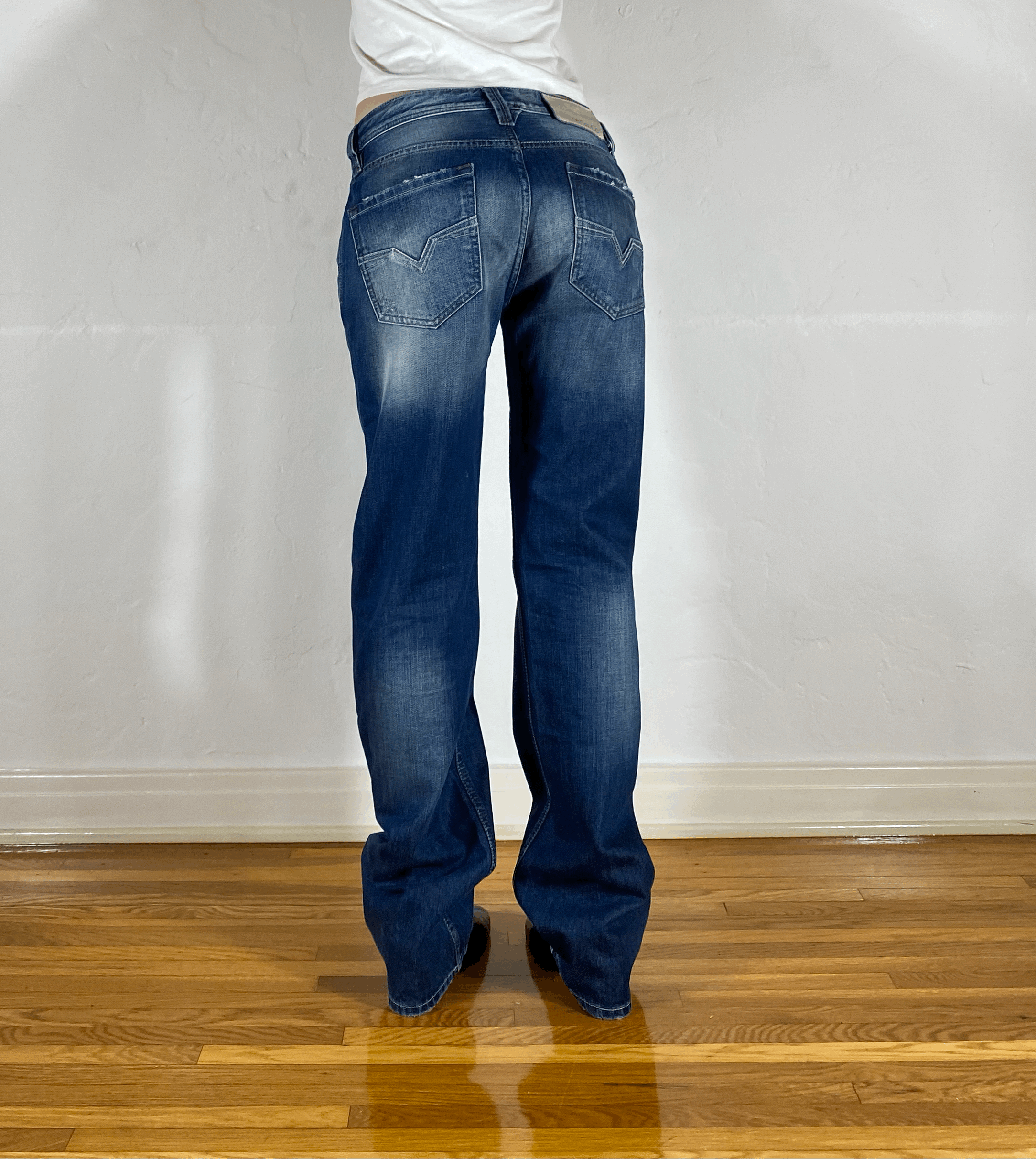 Diesel Relaxed Ombre Jeans, M