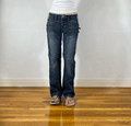 Marithe + Francois Girbaud Strap Jeans, M