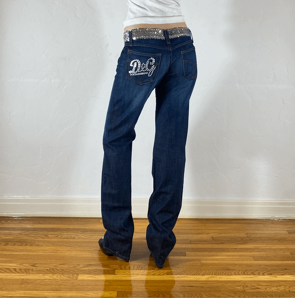 Dolce & Gabbana Sparkly Jeans, M