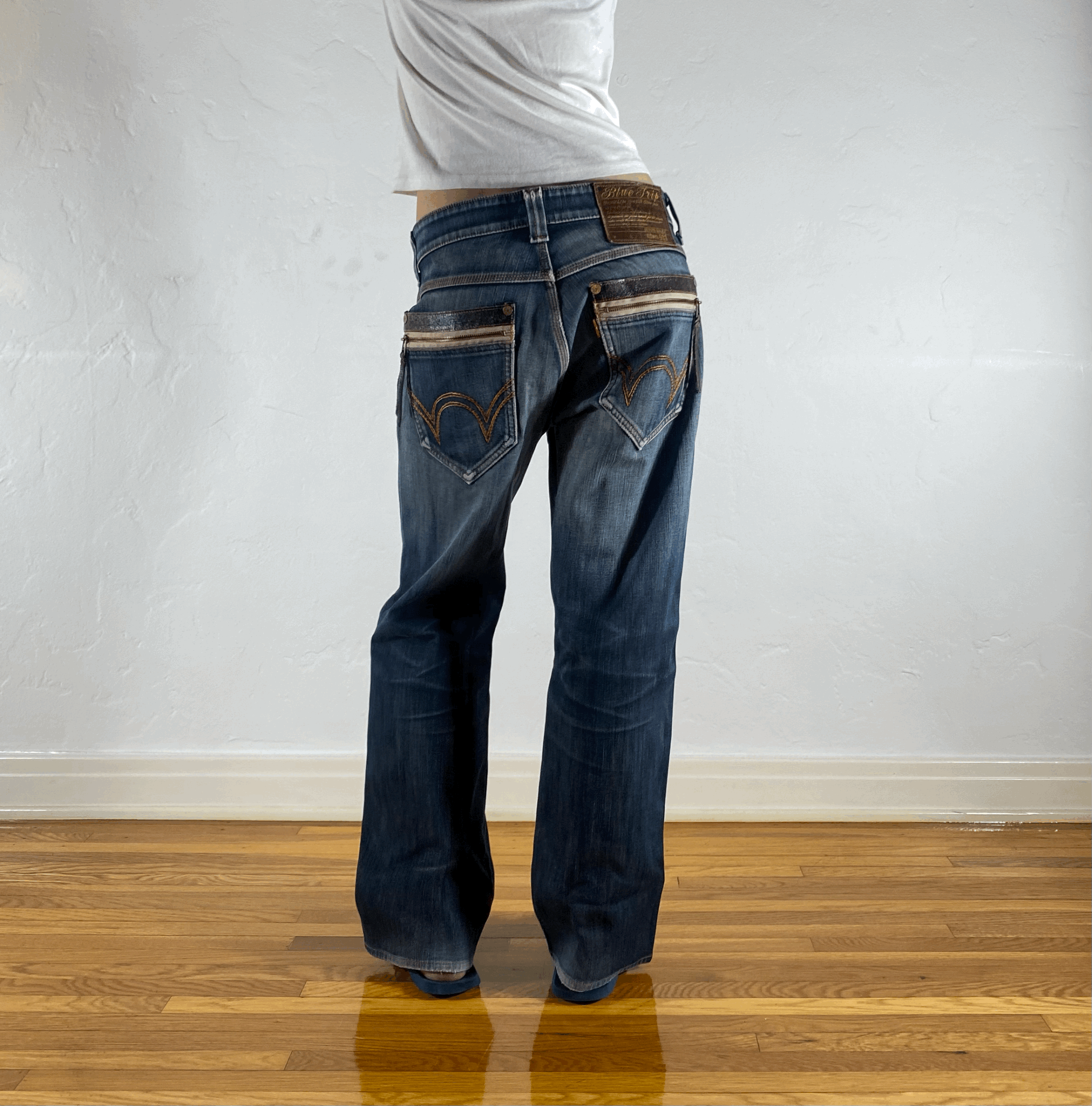 Edwin Indigo Blue Tiger Jeans, L
