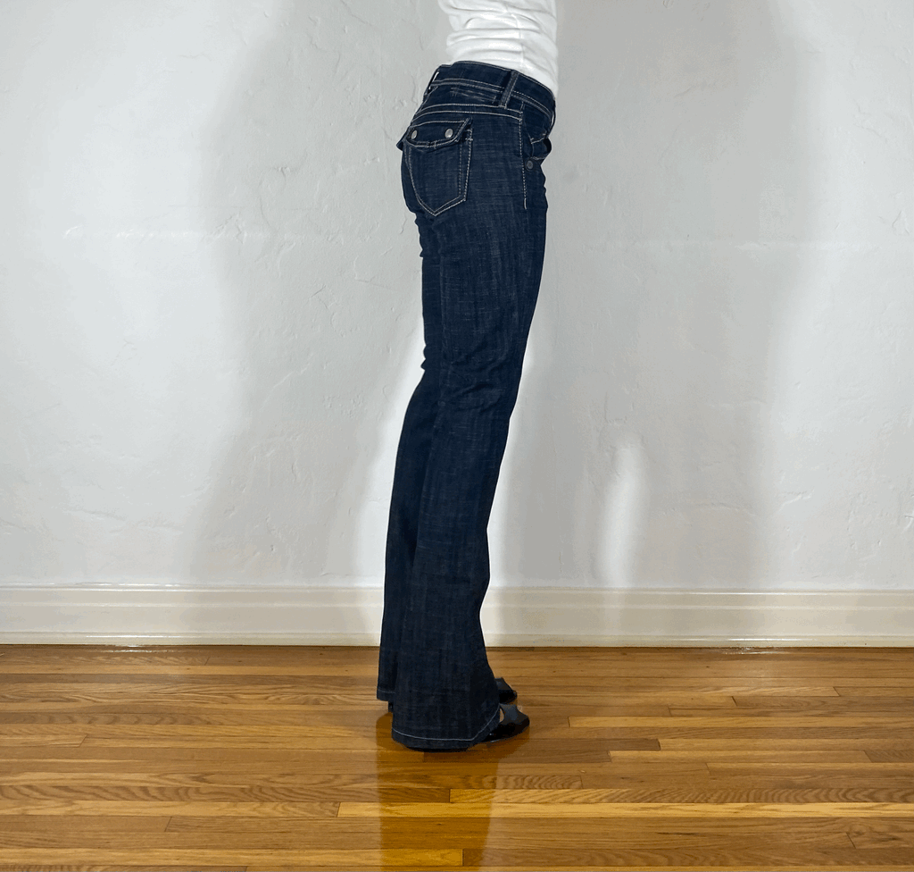 Marithe + Francois Girbaud Straight Jeans, S