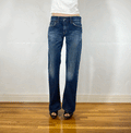 Dark Blue Flare Jeans, S/M