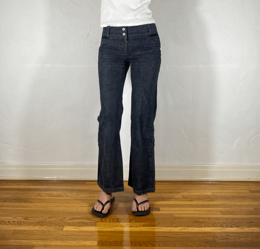 Dolce & Gabbana Cropped Gray Jeans, S