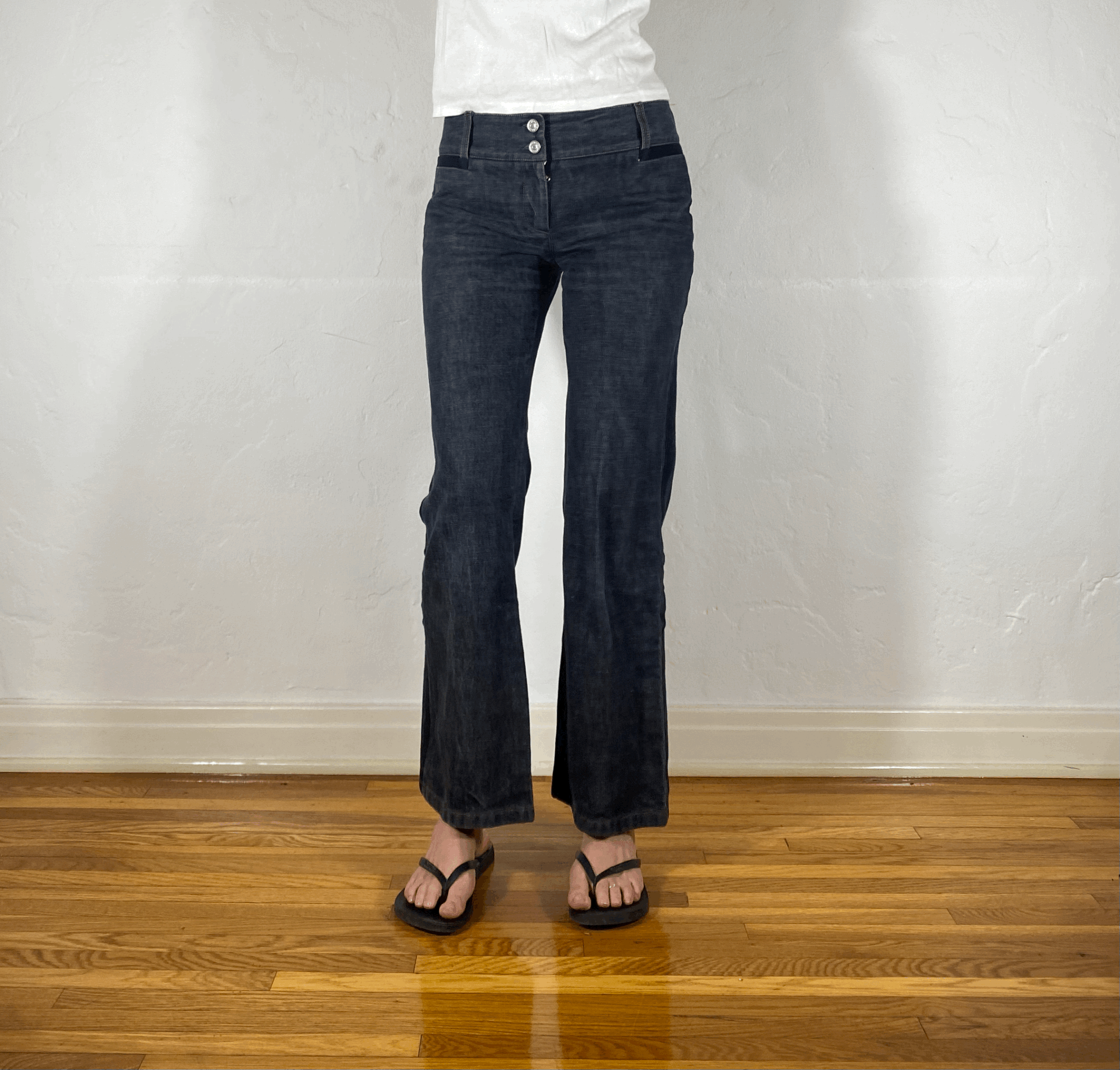 Dolce & Gabbana Cropped Gray Jeans, S