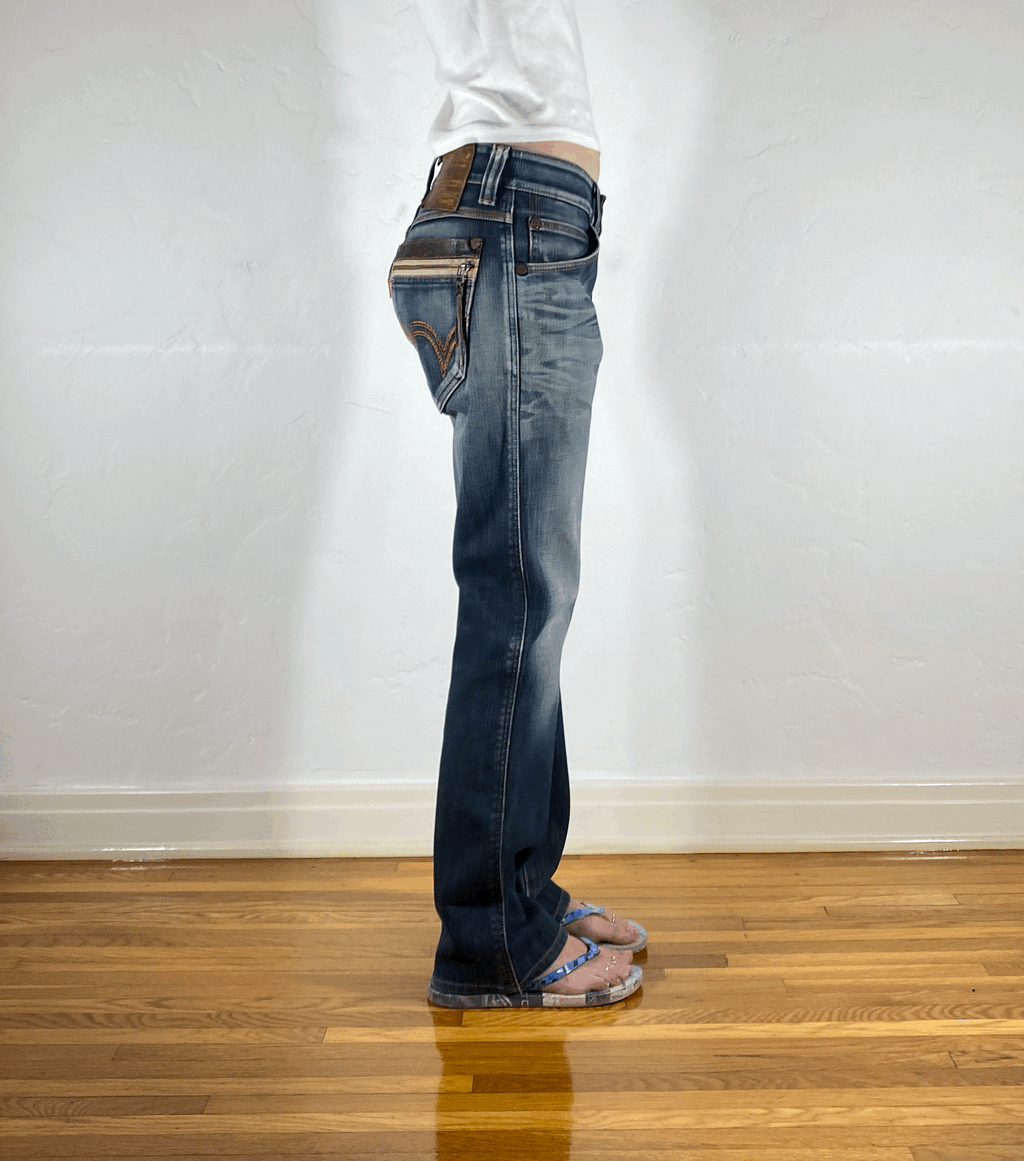 Edwin Aqua Blue Jeans, S/M
