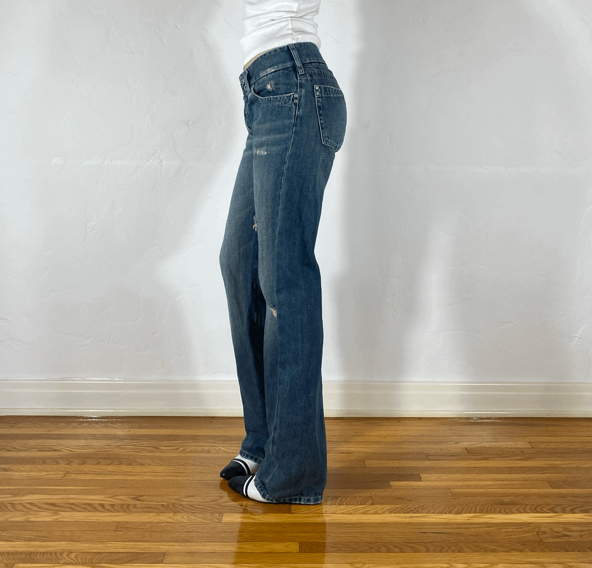 Diesel Relaxed Double Button Jeans, S/M